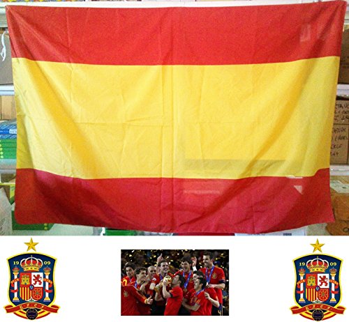 Bandera Maxi España, 140 x 100 cm, con certificado mundial 2018