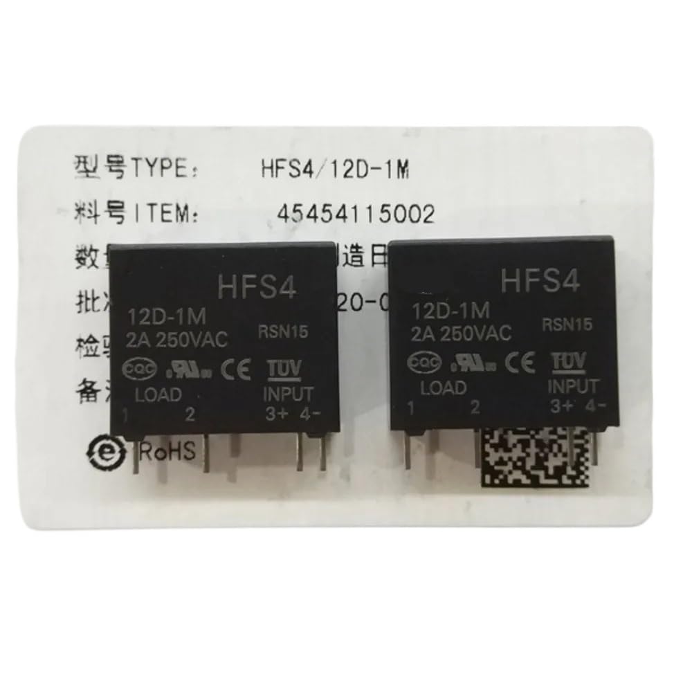 10PCS Solid State Relay HFS4-12D-1M JGC-4F-12D-1M 2A 250VAC