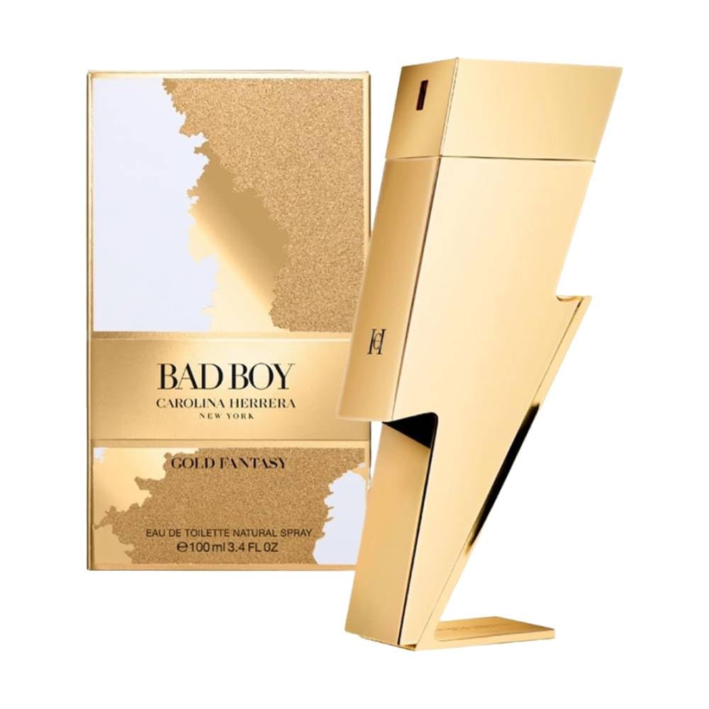 Carolina Herrera Bad Boy Gold Fantasy Eau De Toilette For Men 100ML