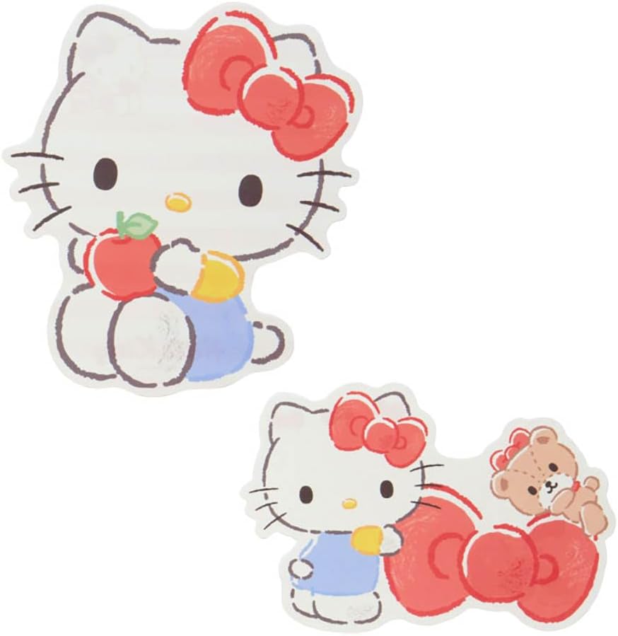 Sanrio 493821 Hello Kitty Character Letter Set, Package (W x D x H): Approx. 6.3 x 0.3 x 8.7 inches (16 x 0.8 x 22 cm)