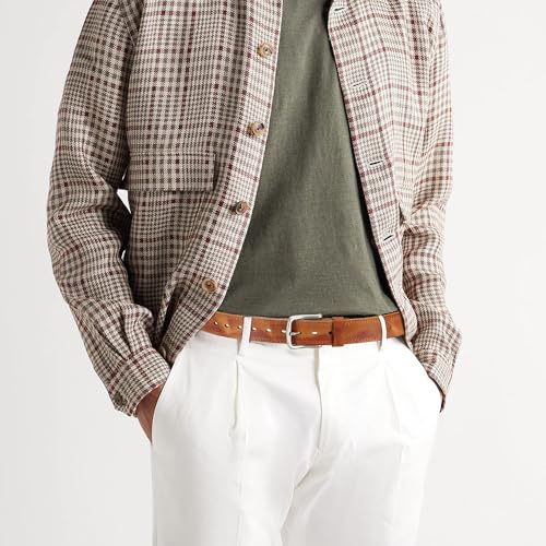 Full Grain Leather Belt Men 1.5" Casual Work Jeans Golf Gift Box Handmade3