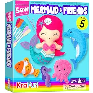KRAFUN Syrenka i Przyjaciele Zestaw do Szycia