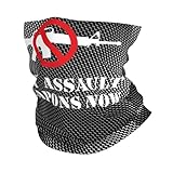 End Gun Violence Ban Assault Weapons Ban Assault Weapons Now Neck Gaiter Face Cover Breathable Moisture-Wicking Tube Scarf for Running Cycling Hiking