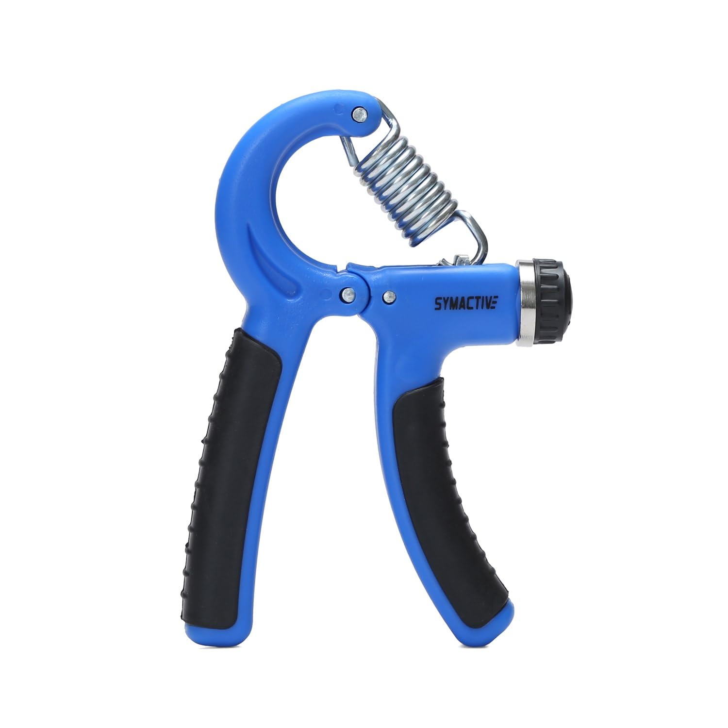 Amazon Brand - Symactive Adjustable Hand Grip Strengthener | Hand Gripper/Forearm/Finger Exerciser | Unisex | Adjustable Resistance: 10-40 Kg | PVC, Metal | Blue-picture-31