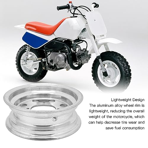 Klanata aro da roda dianteira de liga de alumínio polido de 8, adequado para Monkey Z50, pneus 2.5-8