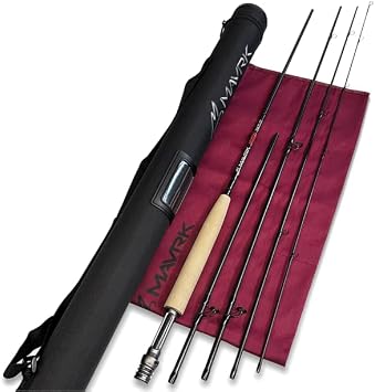 MAVRK USA Fly Fishing Rod | Euro Nymph & Dry Fly Rods | 2 in 1 Convertible Design | Lightweight, Extra Sensitive, Precision Action, Freshwater Trout