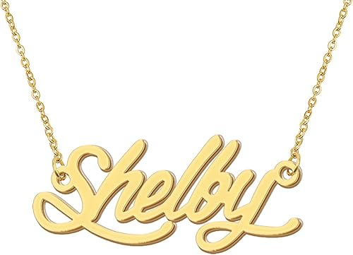 Aoloshow Collar con nombre personalizado con cualquier nombre, joyería para mujer, regalo de dama de honor para nueva mamá, Metal, no aplica