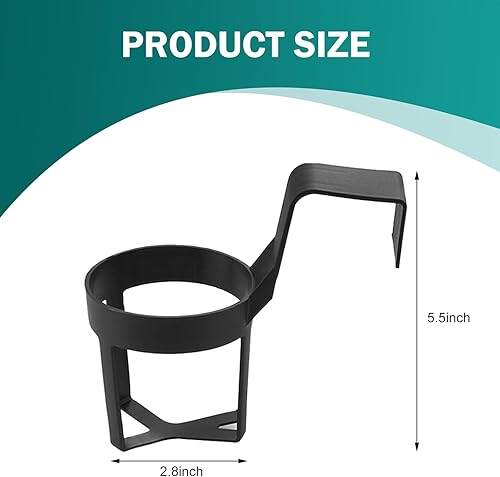 Miniatura 2 de 2 portavasos colgantes para automóvil, para ventana de automóvil, reposabrazos de asiento de vidrio, soporte para tazas de agua, gancho de