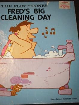 Hardcover The Flintstones: Fred's Big Cleaning Day. Book