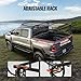 VEVOR Truck Ladder Rack, 1000 LBS / 454 KG Strong Capacity Truck Racks, Non-Drilling/Drilling Installation for Long or Heavy Cargo, 43.3-63 inch Adjustable Width for Kayak, Ladder, Surfboard, Lumber