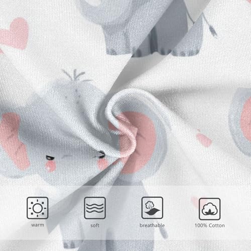 Wusikd Cute Elephants Boys' Underwear Cotton Boys Briefs Soft Toddler Underwear 2T3