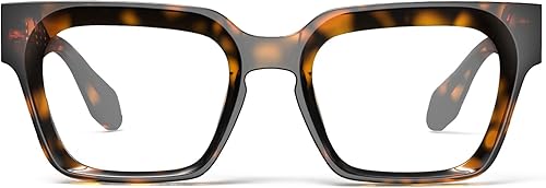 Miniatura 10 de VISOONE Fashion Large Square Chunky Frame Blue Light Blocking Glasses Women Men Oversized Thick Eyelasses Colorado