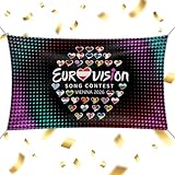 Eurovisión 2026 - Bandera para decoración de fiesta, concurso de...