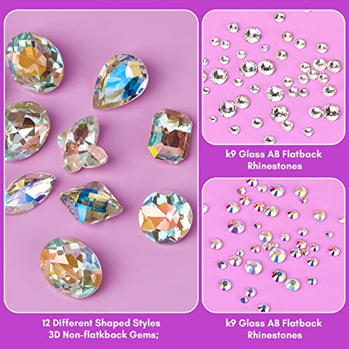 Makartt Nail Art Rhinestone For Nails Glue Gel Kit 30G Strong Adhesive Nail Gel Diamond Art Super Glue Gems Wax Pen Picker Nail Charms Design Accessories Jewels Glitter Decoration Diy At Home Beginner #TOP7