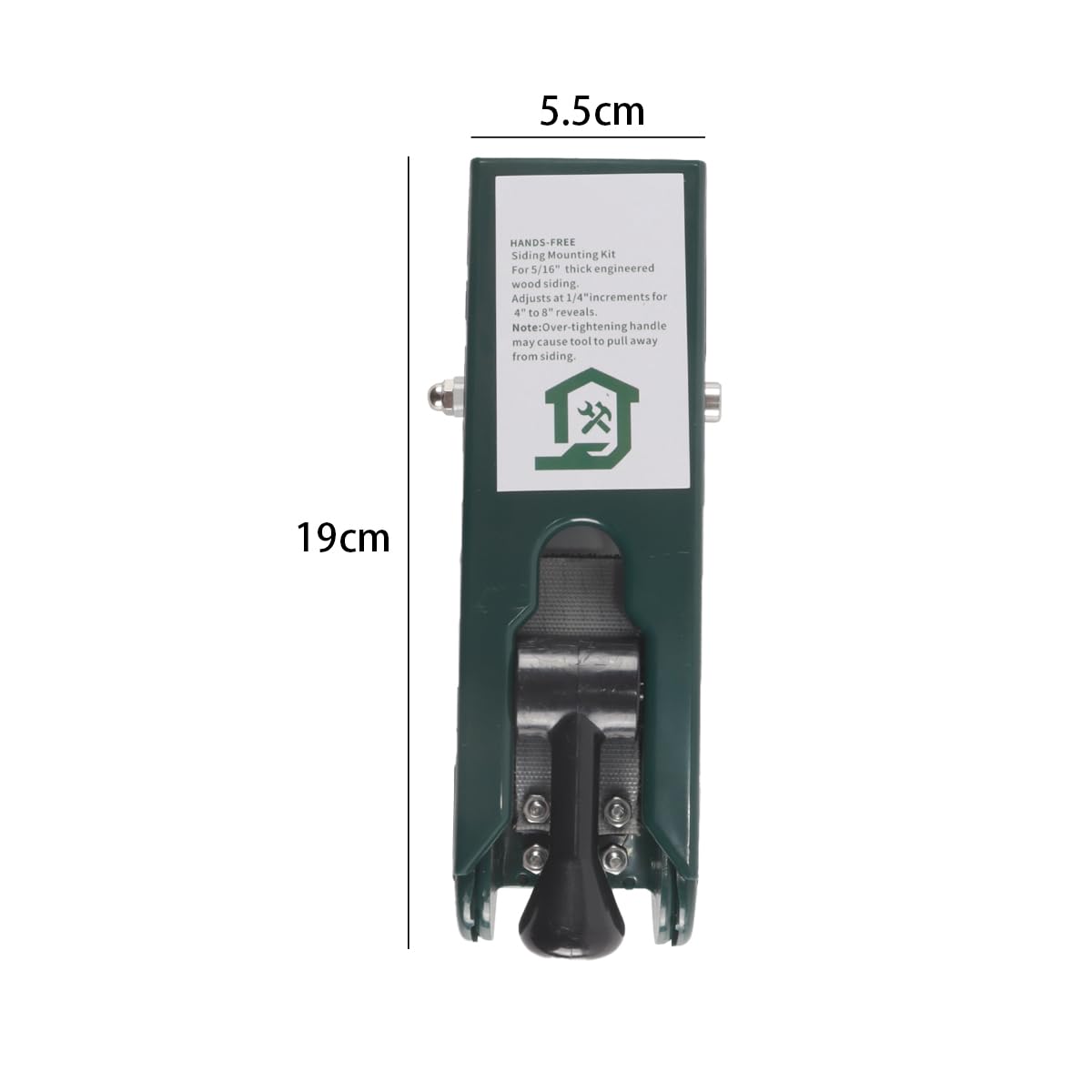 Outils d'installation de revêtement 2 pièces pour revêtement en fibrociment de 5/16 po, pour extérieur, professionnels et débutants (vert)