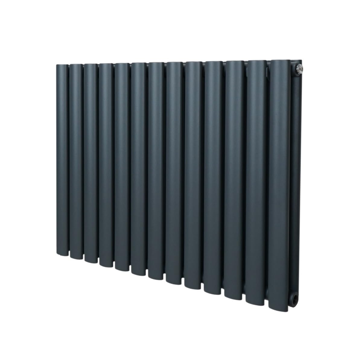 Monstershop Oval Column Radiator - 600mm x 780mm - Anthracite Grey