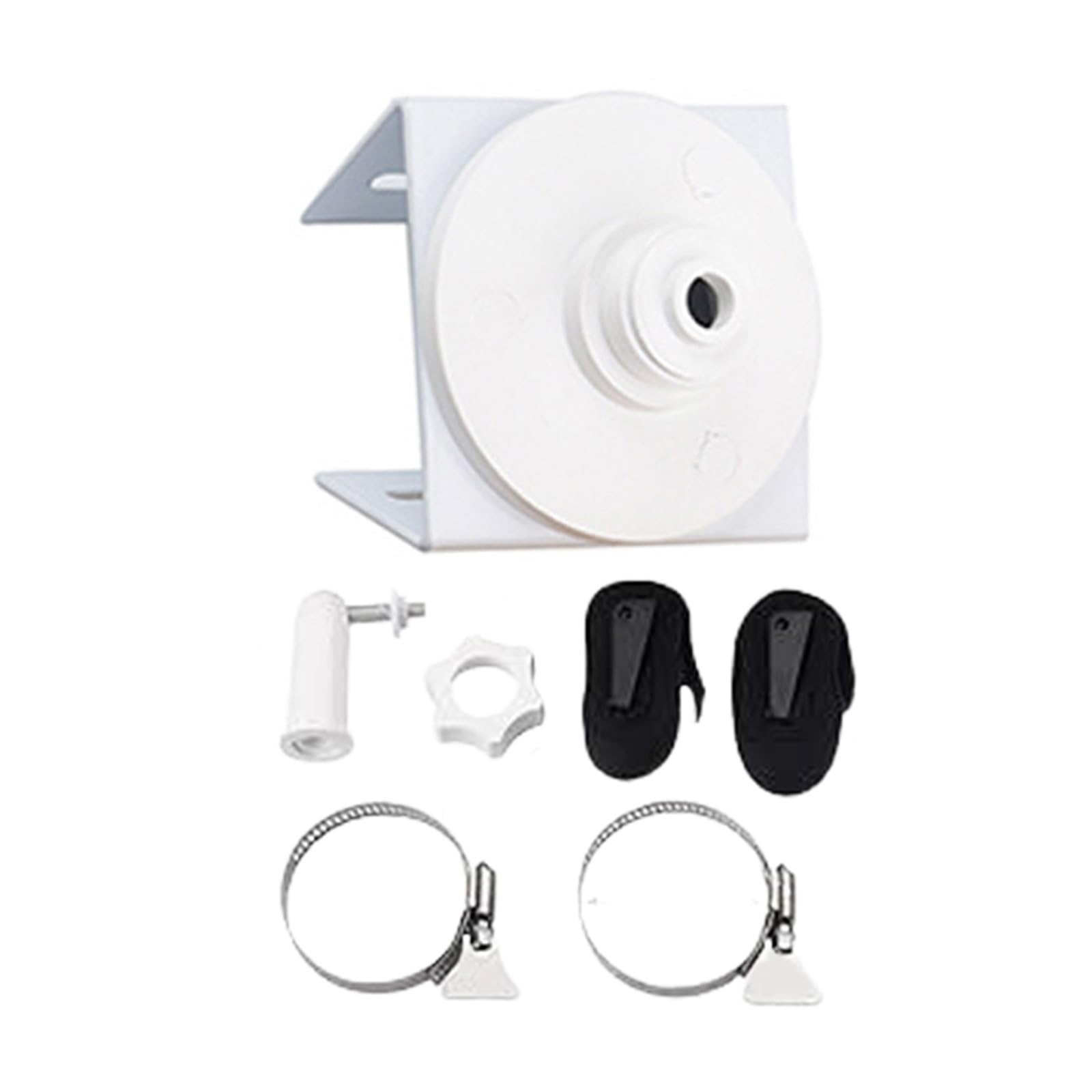 Strength Metal Adjustable Poles Mounting Bracket for Outdoor Security Camera and Solar Panel Offering Full Coverage Security Camera Bracket