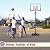 TONBUX Adjustable Basketball Hoop Outdoor 10FT, Basketball Portable Hoops & Goals, 44 Inch Backboard, for Kids, Youth, and Adults in The Backyard, Driveway