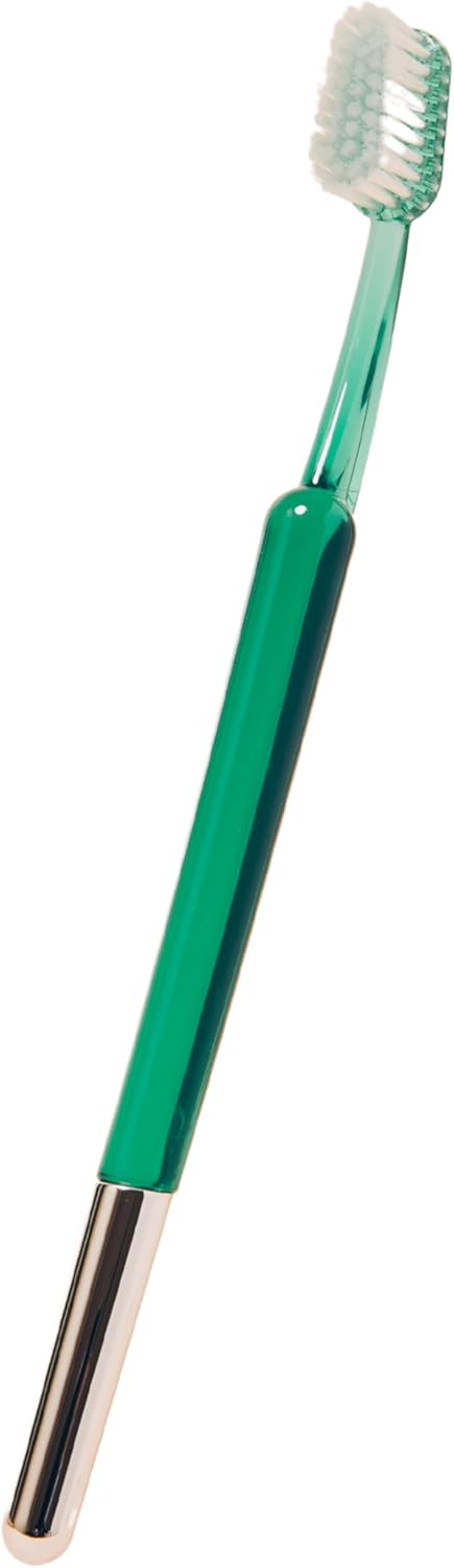 TRASK The Better Brush - Luxury Soft Bristle Dentist Designed Manual Toothbrush for Adults, Azure