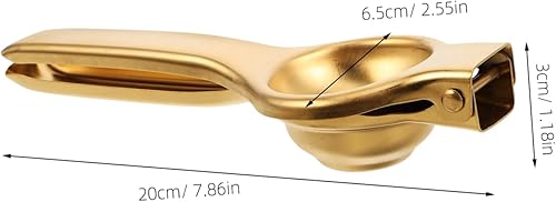 Miniatura 2 de Lurrose Stainless Steel Citrus Press Juicer Heavy Duty Manual Lemon Squeezer for Efficient Juice Extraction from Oranges Lemons and Pomegranates