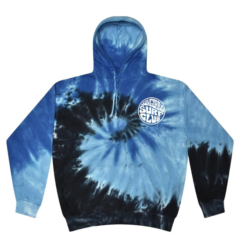 Sunguard Surf Club Tie Dye Hoodies for Girls, Boys, Toddler- Tie Dye Hoodie Kids for Layering - 100% Cotton (2-12years)