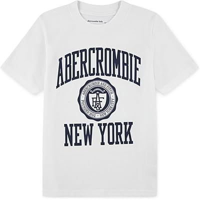 Мужская рубашка abercrombie kids Ivy League Tee (Big Kid) bright white