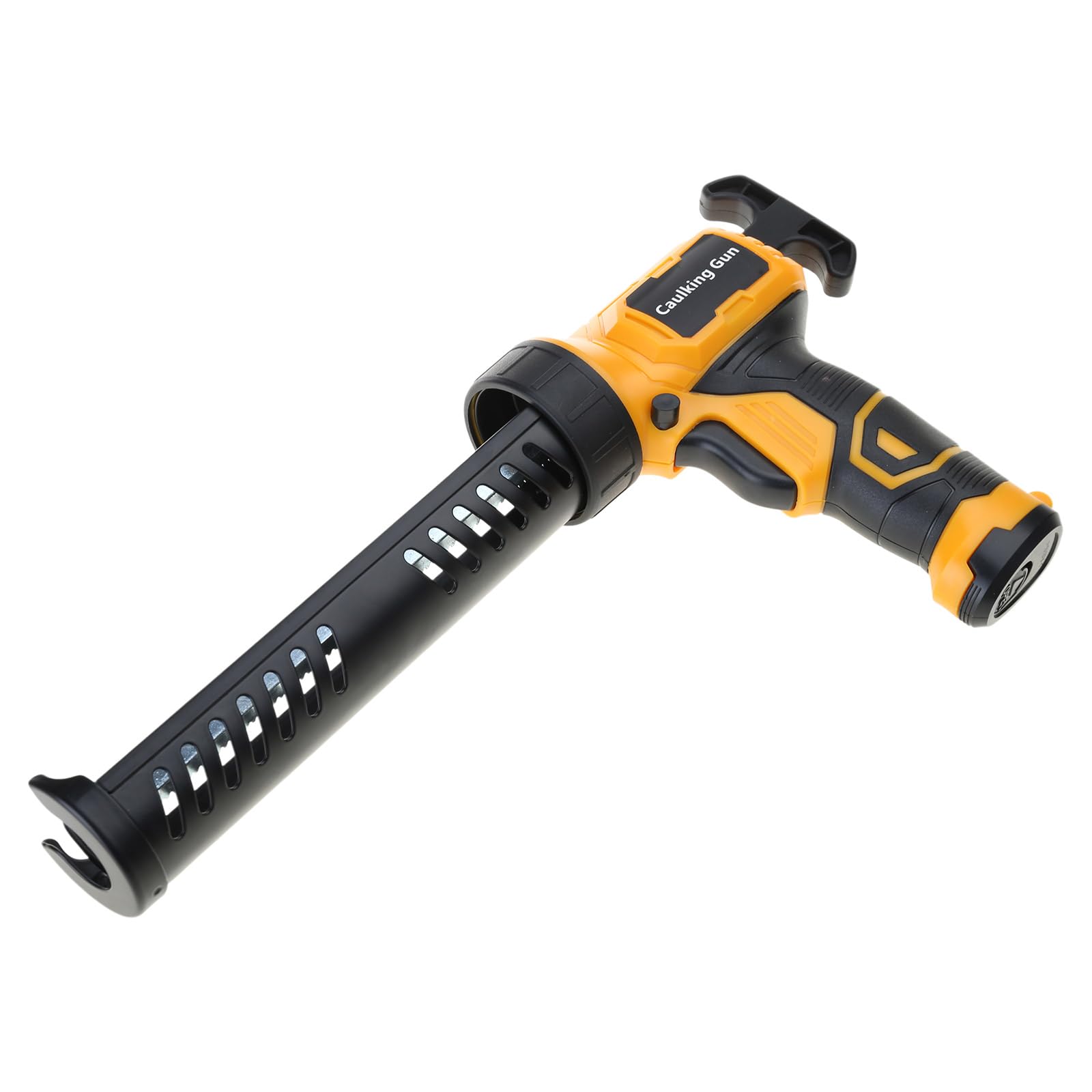 Psdndeww Black Cordless Caulking Gun Electric Caulking Gun Battery Operated 4 Adjustable Speed Led Light 10Oz/300Ml Caulk Gun