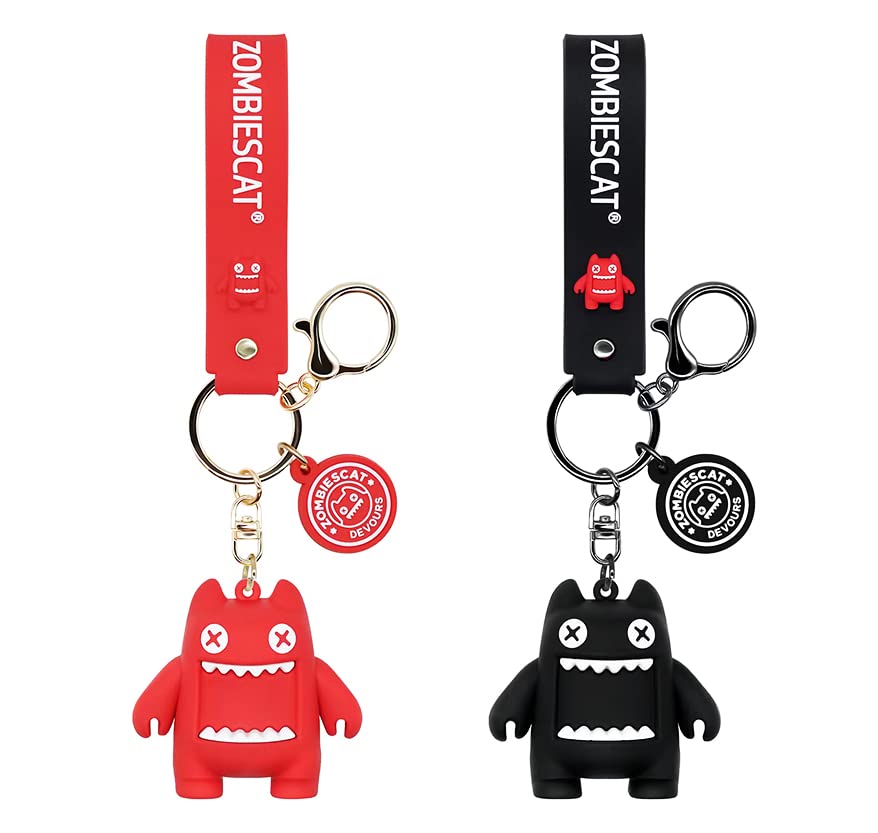 YOU WIZV Cute Keychain, Anime Keychains Demon Cat Keychains for Backpacks Keychain Kawaii Gift for Women, Men, Sisters