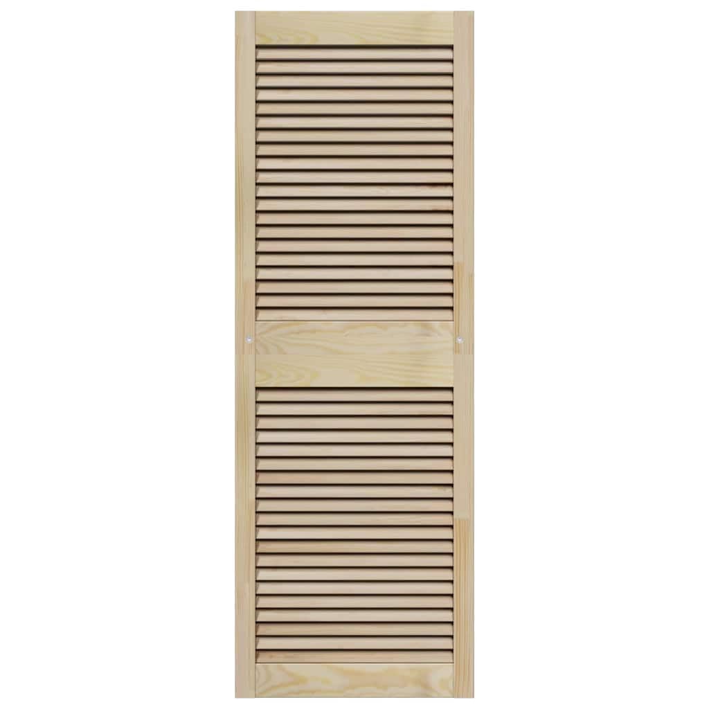Genérico Puerta de Armario con Puerta 2 pcs Natural 140.5 x 2 x 59.5 cm,Bricolaje,Accesorios de Bricolaje,Ferretería para armarios,Puertas de armarios-42019263