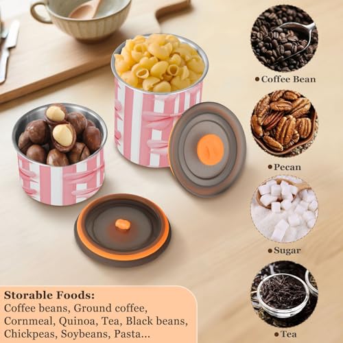 Contenedor de café al vacío Qilmy 30 oz acero inoxidable miniatura 6