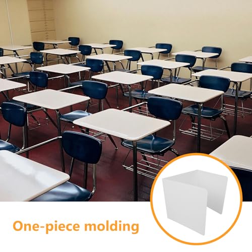 Séparateurs de bureau plastiques blancs étudiants enseignants - 4