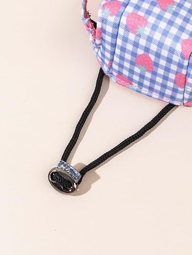 Miniatura 7 de MaruPet Sombrero deportivo para perro, sombrero de lona para mascotas, gorra de tela Oxford con agujeros para las orejas para perros pequeños, Pug,