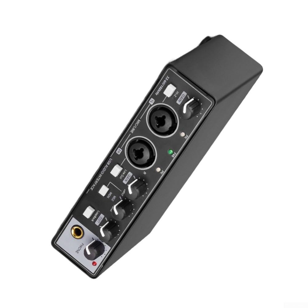 Interfaz de audio USB profesional, tarjeta de sonido de 32 bits/192 K para