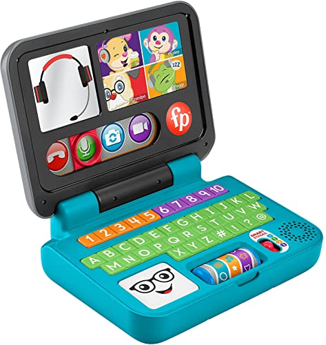 Fisher-Price Ridi E Impara Il Mio Primo Laptop, Giocattolo Elettronico Con Contenuti Educativi Smart Stages, Giocattolo Per Bambini 6+ Mesi, Edizione: