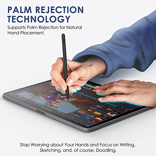 10Mins Fast Charge Stylus Pen For Ipad (2018-2023), Ipad Pencil 2Nd Generation Compatible With Apple Ipad Pro 11/12.9 Inch, Ipad Mini 5/6, Ipad Air(5/4/3), Ipad (10/9/8/7/6) (Black) #TOP4