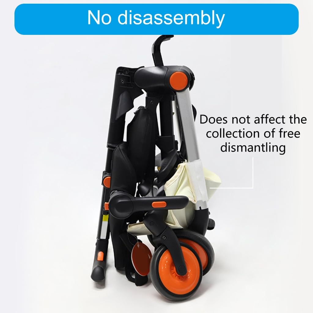 Upgrades - Bolsa organizadora para carrito de bebé, grande, almacenamiento debajo del cochecito, conveniente cesta de pañales para artículos esenciales