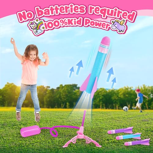 HappyGoLucky Razzo a Pedali, Giocattoli da Esterno Adatti Ai Bambini