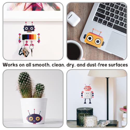 Set de 6 Vinilos Decorativos Robot para Interruptores miniatura 7