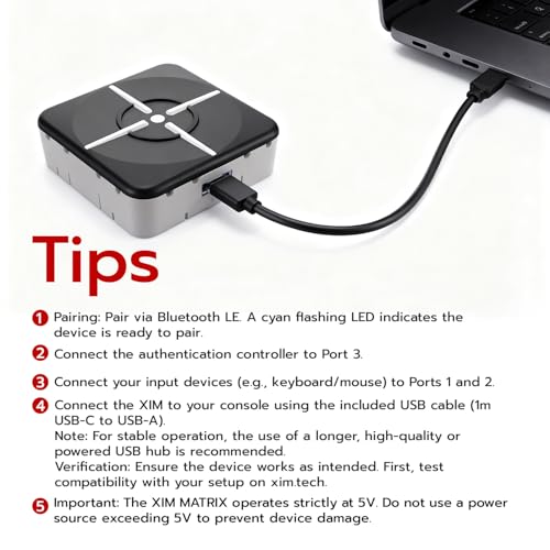 Image of Mcbazel XIM MATRIX ADAPTER for Xbox Series X|S PS5 Xbox One PS4 PC Keyboard Mouse Connection Converter