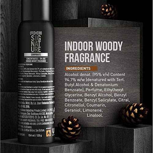 Image of AXE Dark Temptation Long Lasting Deodorant Body Spray for Men 150ml and Signature Corporate No Gas Body Deodorant for Men 154ml