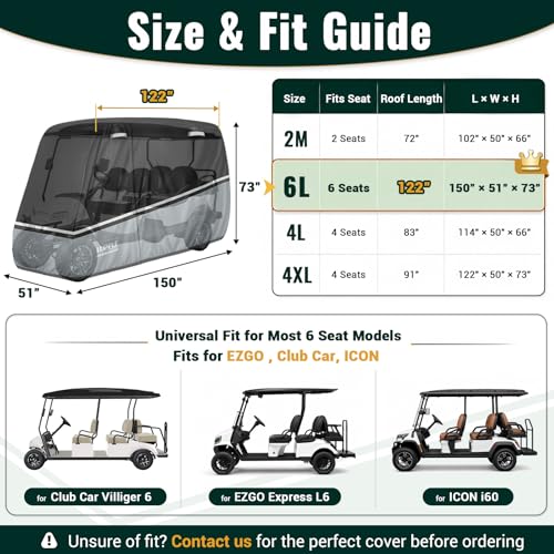 LUPPLE Extra Long 6 Passenger Cover