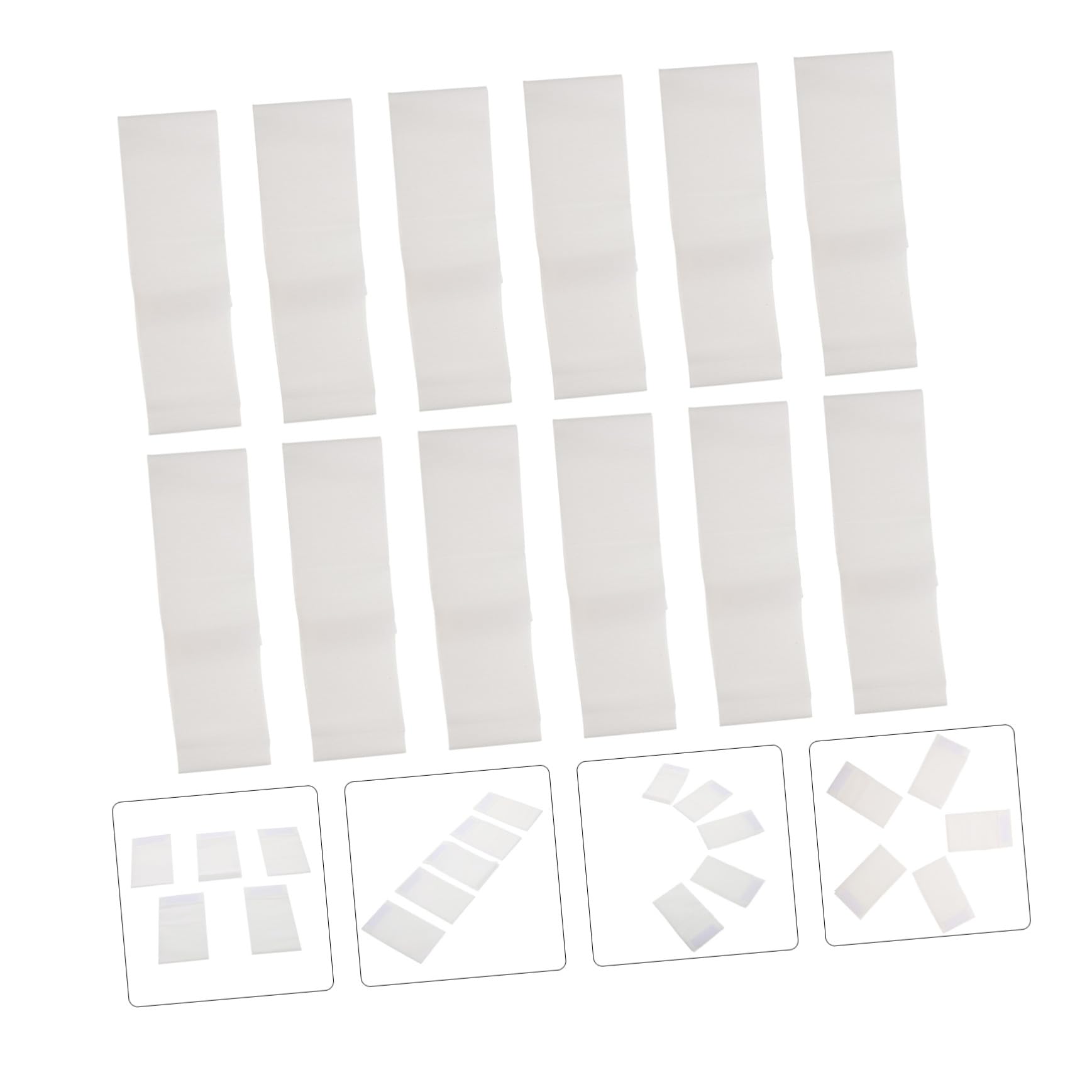 Beaupretty 100 pezzi Fasce Elastiche Monouso Non Tessute per Spa e Salone Fasce Resistenti e Traspiranti per Trattamenti di Protezione Viso e Colore Bianco