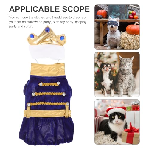 Disfraz Halloween para Perros y Gatos Azul Talla S miniatura 7