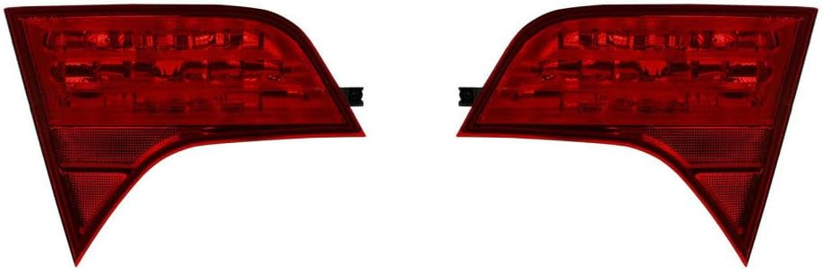 For Honda Civic Inner Tail Light 2006-2011 Driver and Passenger Side | Pair | Sedan/Hybrid For HO2800167 | 34156-SNA-A01