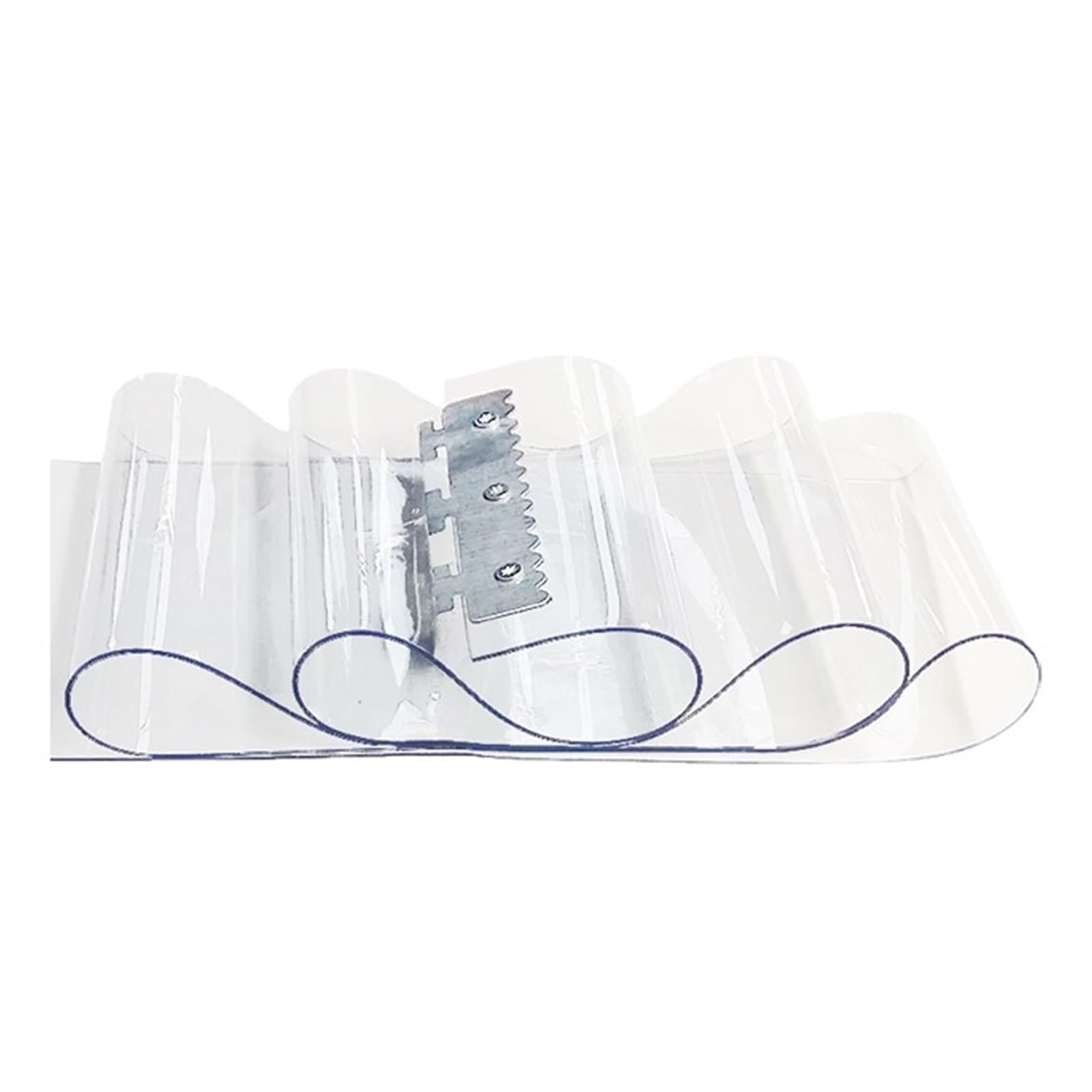 Lamelle Industriel Verticales Rideau de Portev Robuste et Durable Kit Rideaux à Lanières en PVC Magasins, Restaurants(135x200cm/53.15x78.74in)