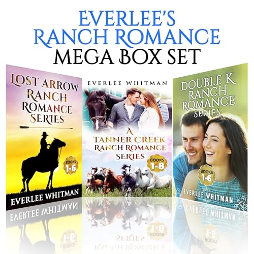 Everlee's Ranch Romance Mega Box set Audiolibro Por Everlee Whitman arte de portada