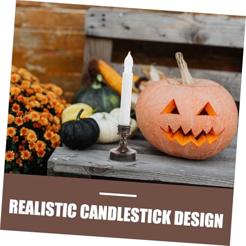 Velas LED sin llama seguras sin cera para decoración de ventanas y mesas 4