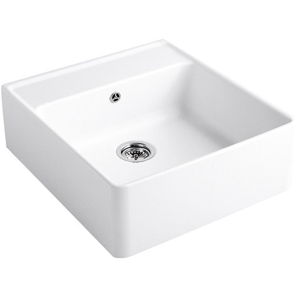 Villeroy & Boch Butler 60 1.0 Bowl White Ceramic Kitchen Sink - NO Waste
