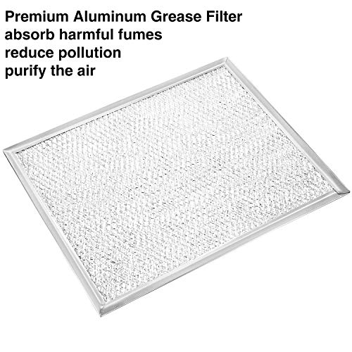 Jovitec JOVITEC-HOOD GREASE FILTER-01 4 Pack Aluminum Range Hood Grease Filter Replacement Filter Compatible thumb #2