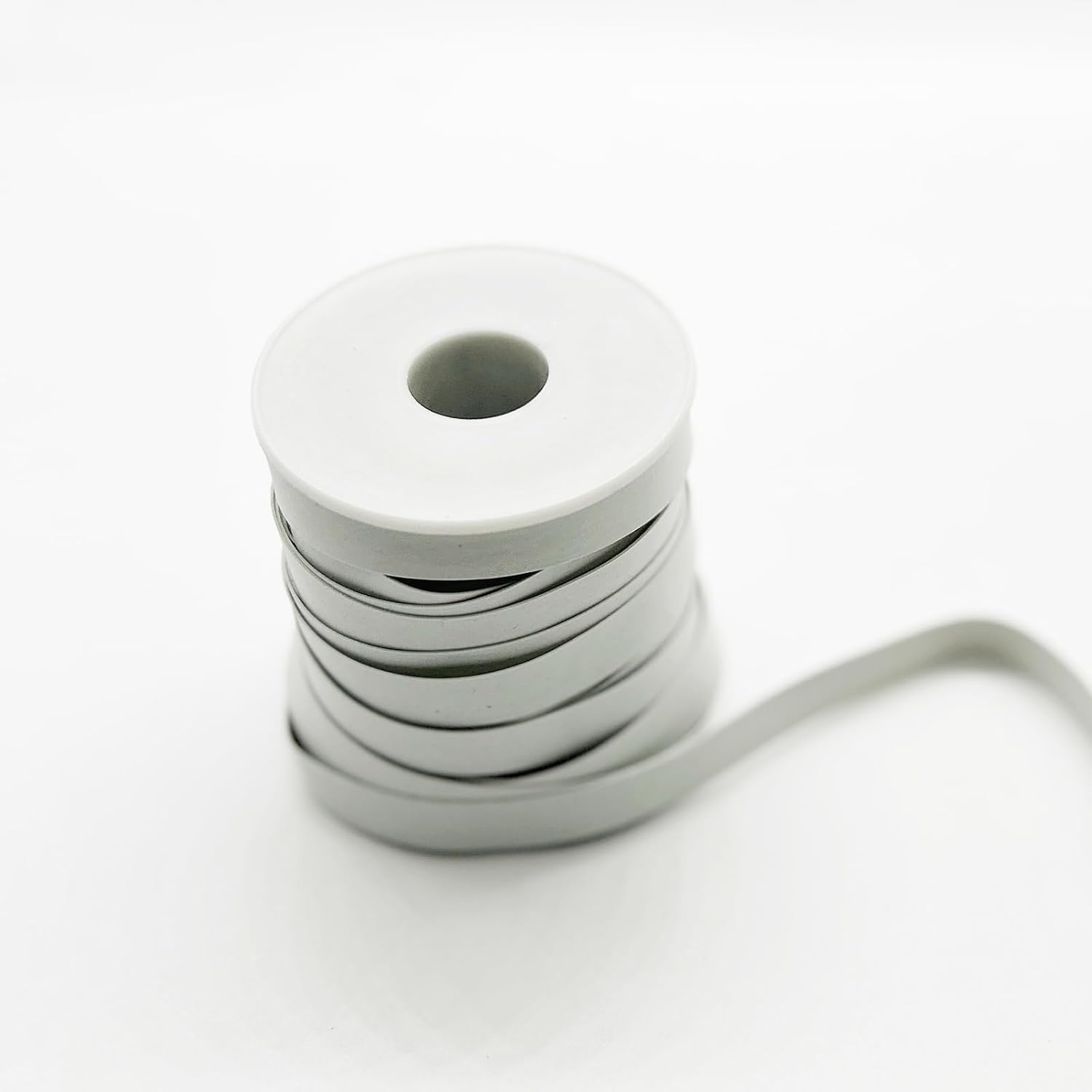 21 Yards White Rubber Elastic Band for Sewing, 12mm Wide Rubber Swimwear Elastic Band, High Stretchy Flat Elastic Cord for Sewing Swimwear Sweatpants Crafts